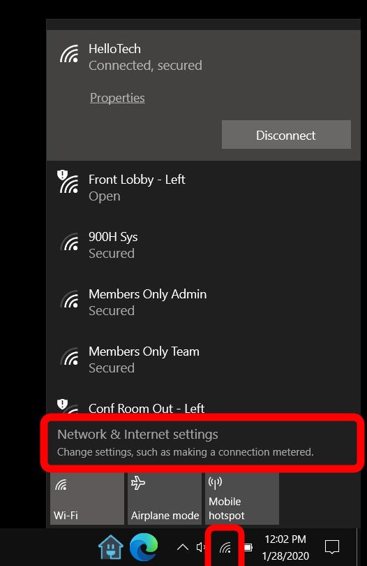 How to Forget a Network on Windows 10 - keysdirect.us