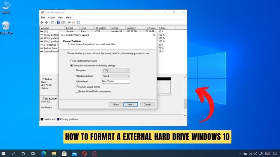 How To Format A External Hard Drive Windows 10? - keysdirect.us