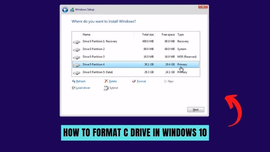 How To Format C Drive In Windows 10? - keysdirect.us