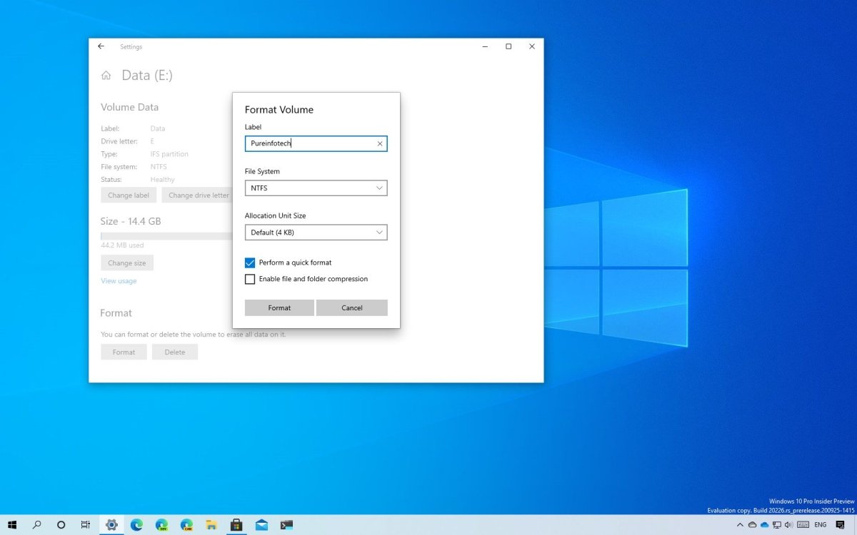 How to Formatting Windows 10 - keysdirect.us