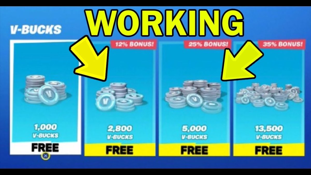 How to Get Free V Bucks on Xbox One? - keysdirect.us