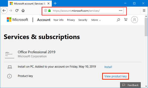 how-to-get-office-product-key-from-microsoft-account