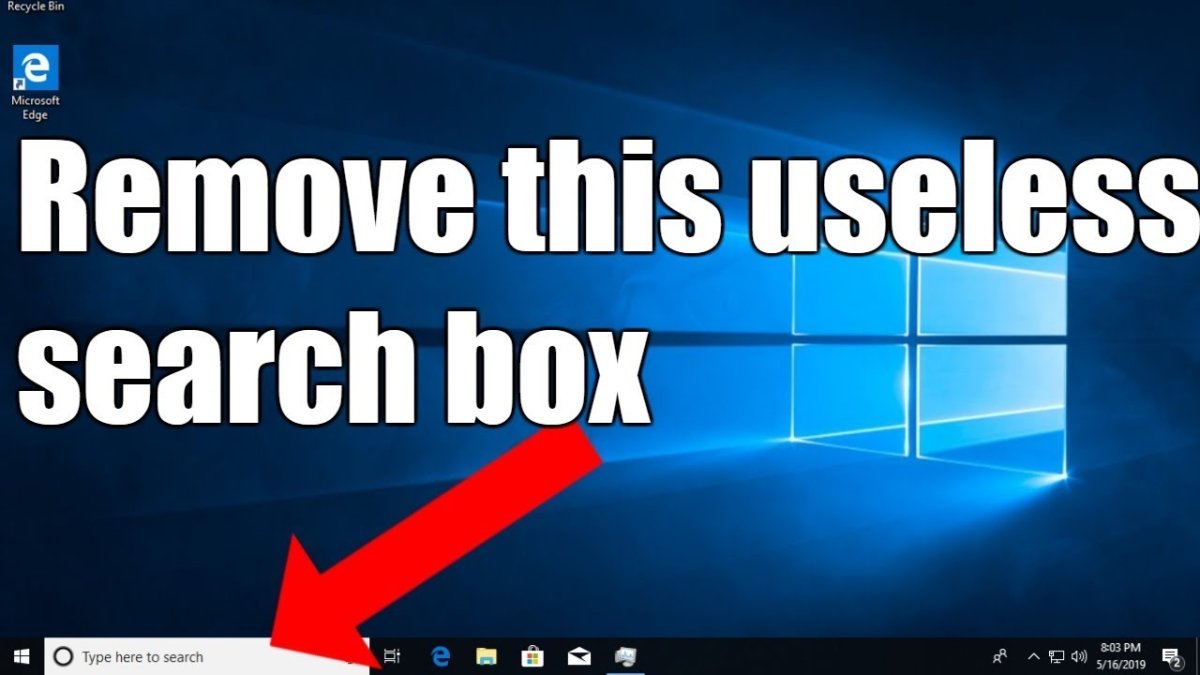 How to Get Rid of Search Bar Windows 10? - keysdirect.us