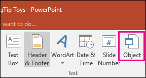 How to Insert Excel File in Powerpoint Office 365? - keysdirect.us