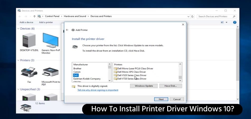 How To Install Printer Driver Windows 10? - keysdirect.us