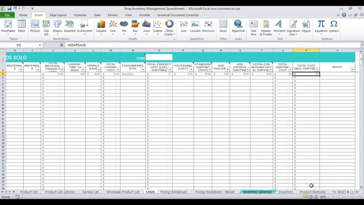 How to Keep Track of Inventory in Excel? - keysdirect.us