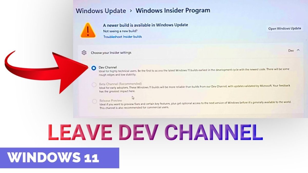 How to Leave Dev Channel Windows 11 - keysdirect.us