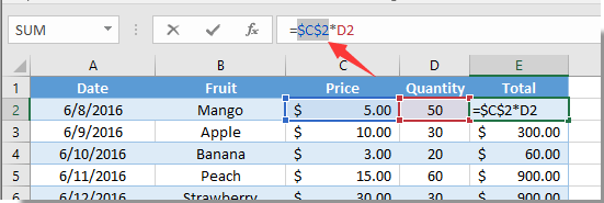 How to Lock Cell in Excel Formula? - keysdirect.us