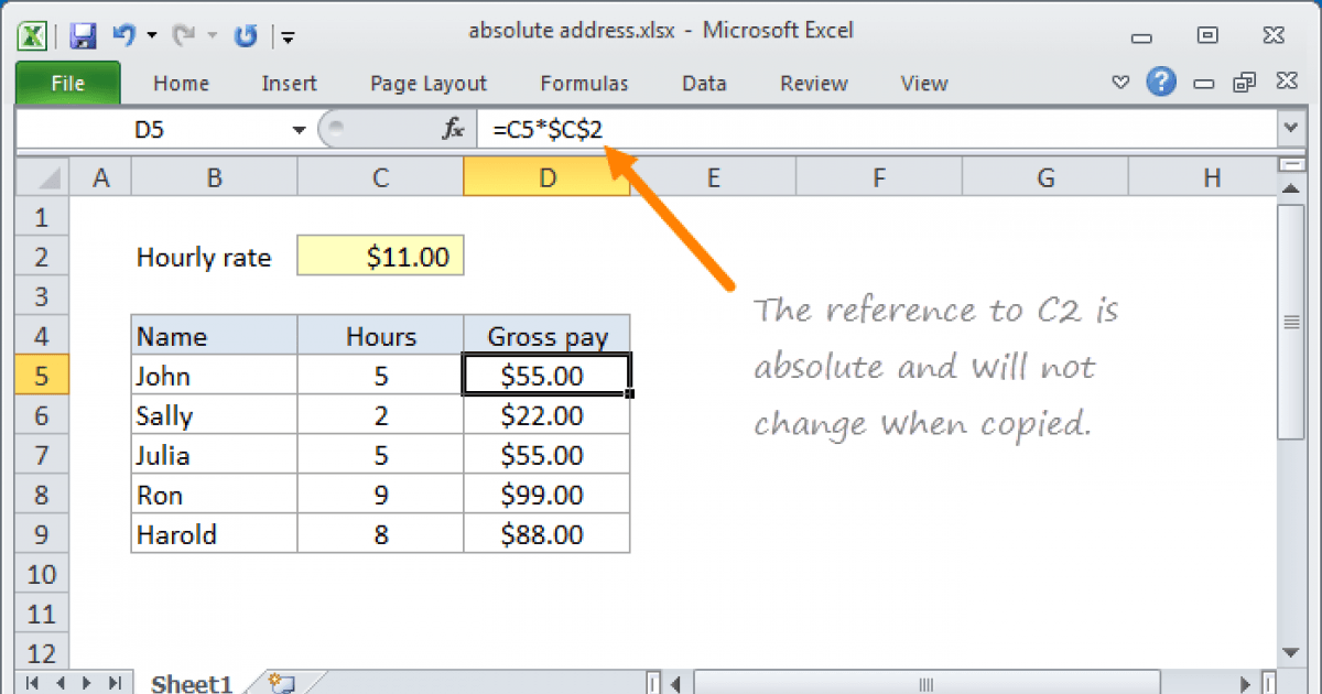 How to Lock Reference Cells in Excel? - keysdirect.us