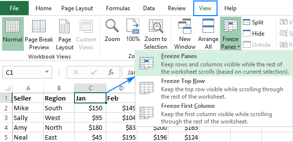 How to Lock Rows and Columns in Excel? - keysdirect.us