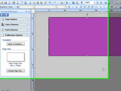 How to Make a Banner in Microsoft Publisher 2010? - keysdirect.us