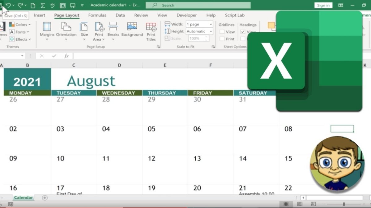How to Make a Calendar With Excel? - keysdirect.us