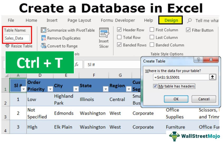 How to Make a Database in Excel? - keysdirect.us