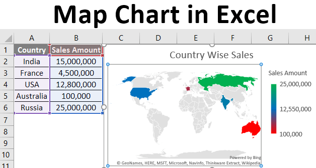 How to Make a Map in Excel? - keysdirect.us
