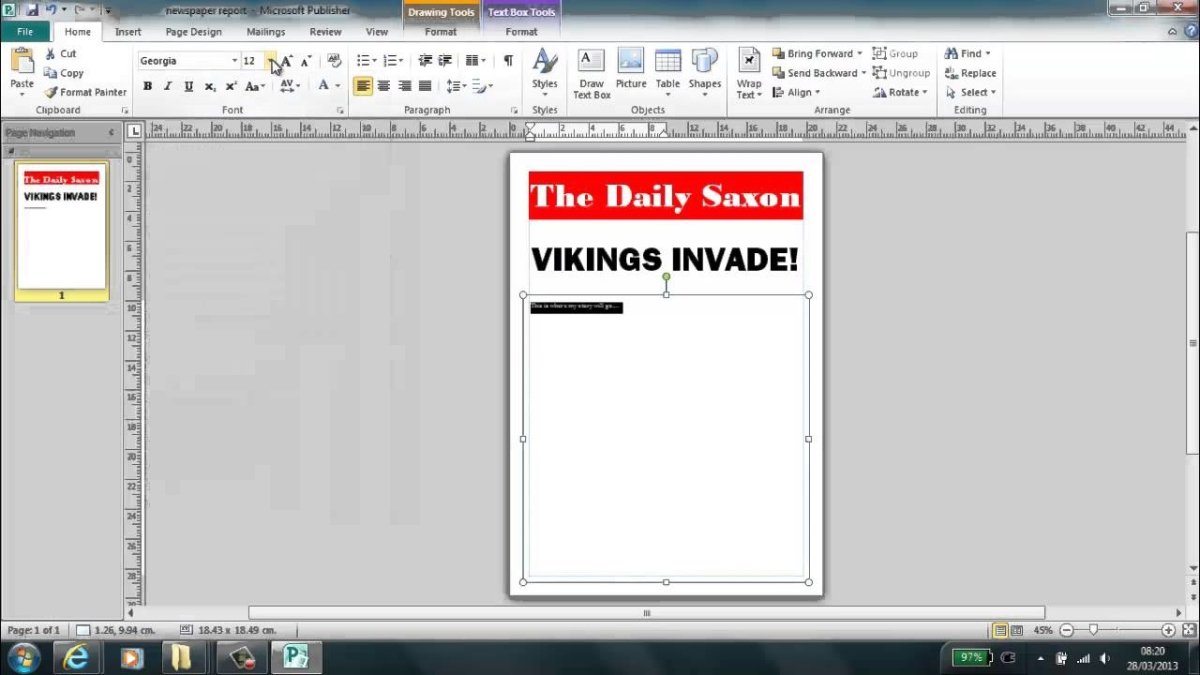 How to Make a Newspaper on Microsoft Publisher? - keysdirect.us