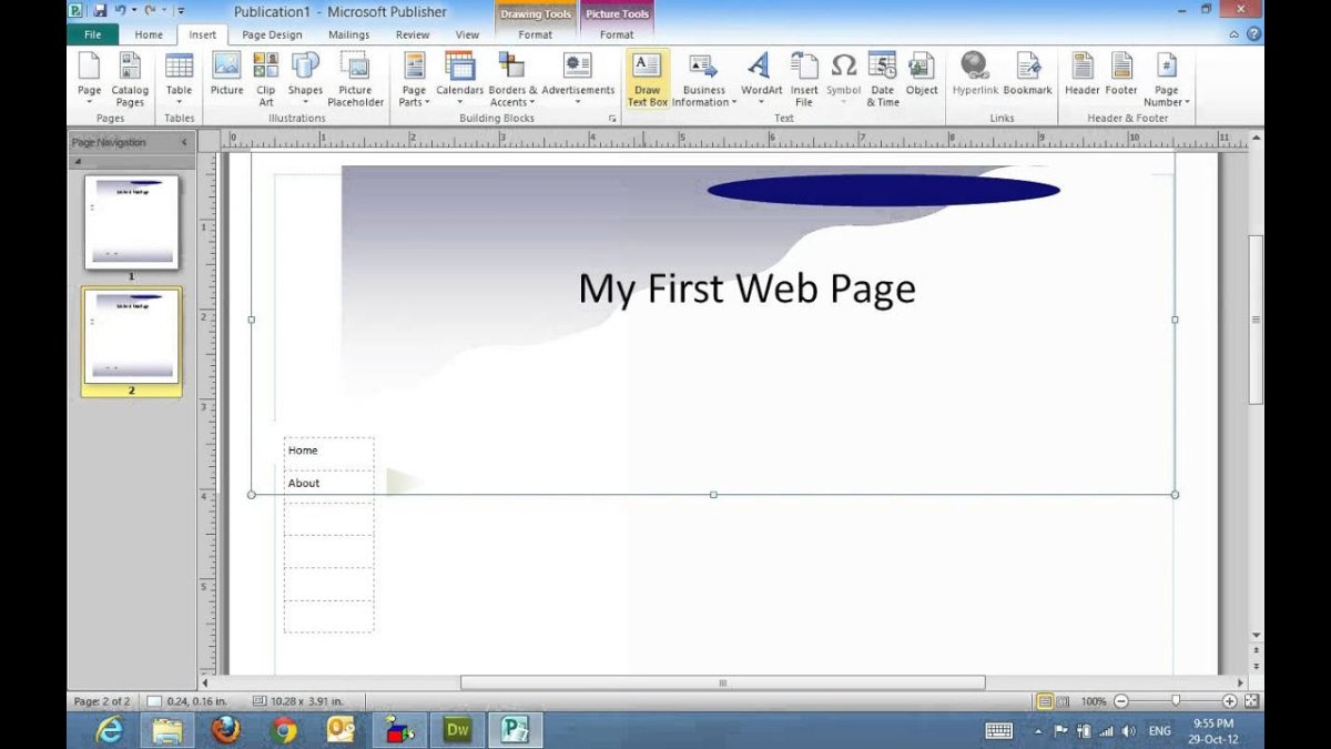 How to Make a Website Using Microsoft Publisher? - keysdirect.us