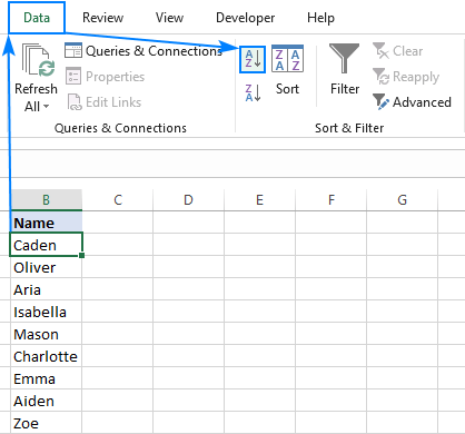 How to Make Alphabetical Order in Excel? - keysdirect.us