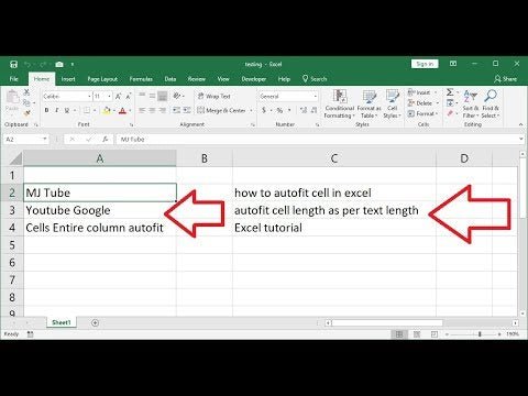 How to Make Cells in Excel Fit Text? - keysdirect.us