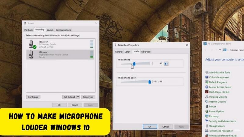 How To Make Microphone Louder Windows 10? - keysdirect.us