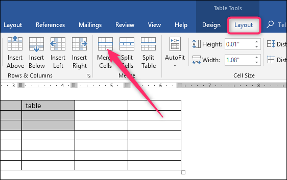 How to Merge Cells in Microsoft Word? - keysdirect.us