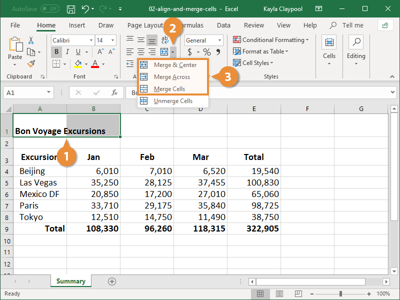 How to Merge Cells Vertically in Excel? - keysdirect.us