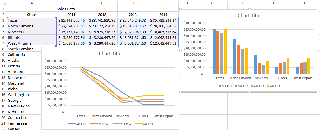 How to Merge Graphs in Excel? - keysdirect.us