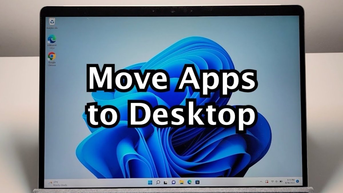 How to Move Apps From Taskbar to Desktop Windows 11 - keysdirect.us