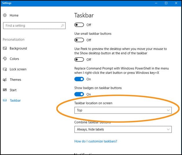 How To Move Taskbar to Bottom Windows 10? - keysdirect.us