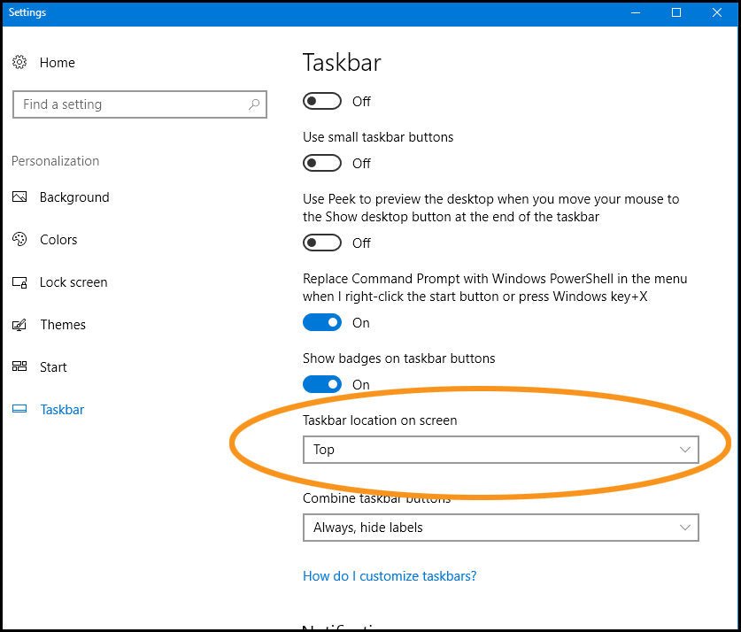 How to Move the Taskbar on Windows 10? - keysdirect.us