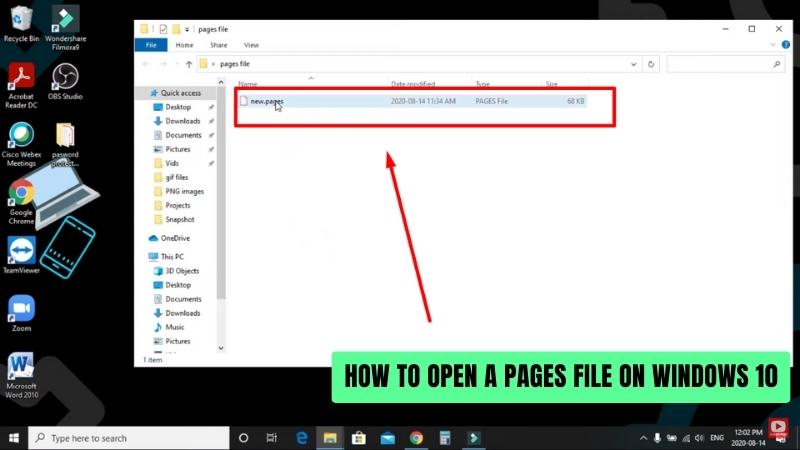 How To Open A Pages File On Windows 10? - keysdirect.us