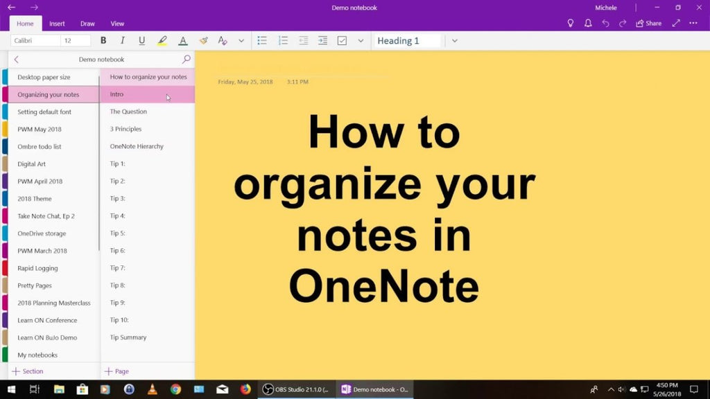How to Organize Notes for Work