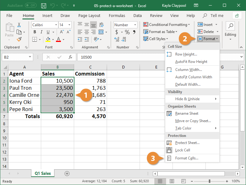 How to Password Protect Cells in Excel? - keysdirect.us