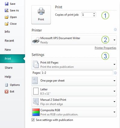 How to Print From Microsoft Publisher? - keysdirect.us