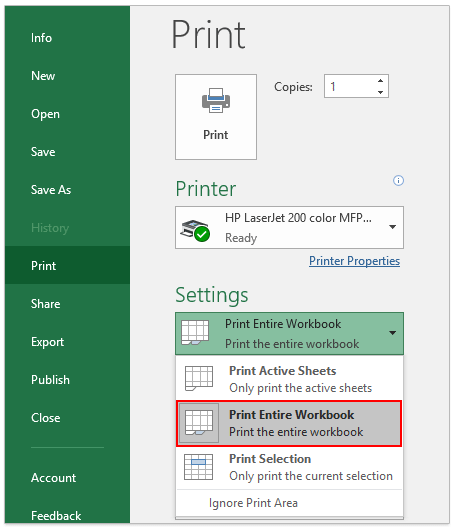 How to Print Multiple Sheets in Excel? - keysdirect.us