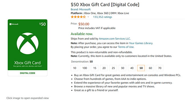 How to Redeem Xbox Gift Card From Amazon? - keysdirect.us