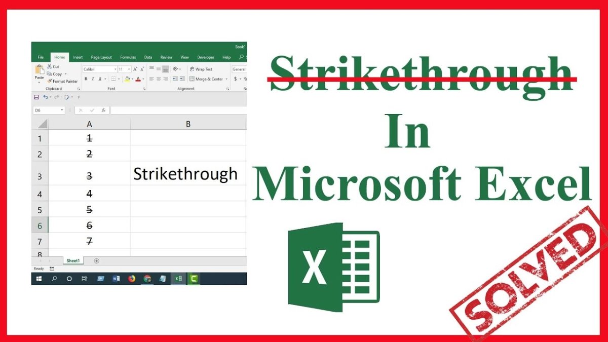 How to Redline in Excel? - keysdirect.us