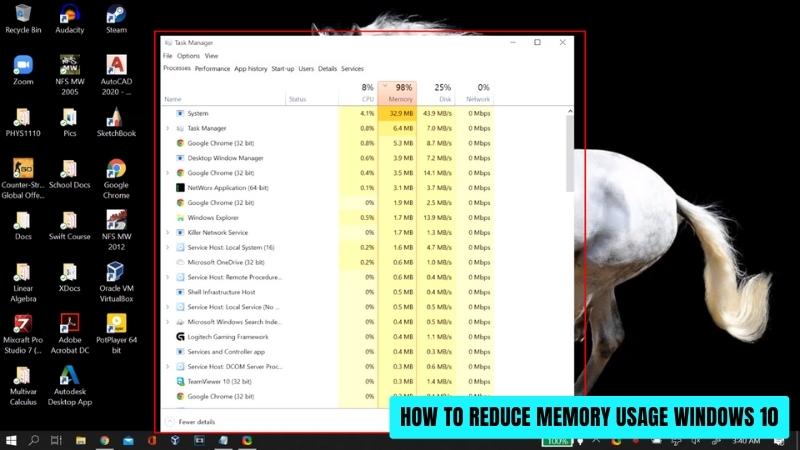 How To Reduce Memory Usage Windows 10? - keysdirect.us