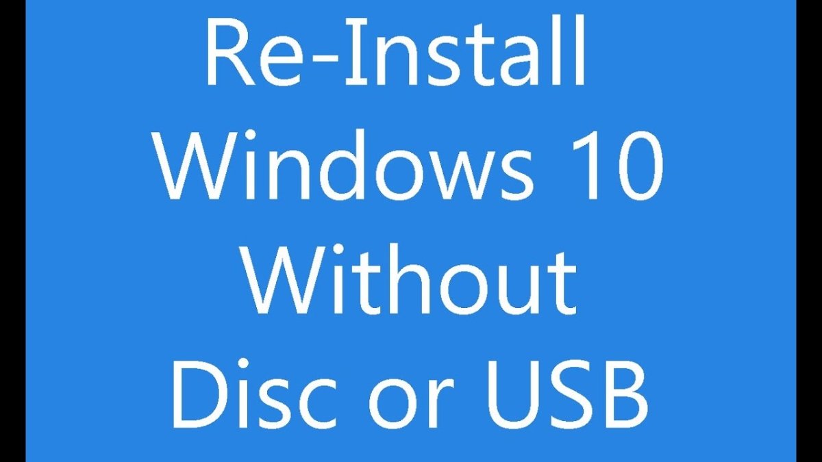 How to Reinstall Windows 10 Without Cd - keysdirect.us