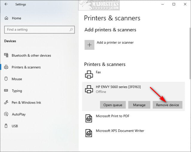 How to Remove a Printer From Windows 10 - keysdirect.us