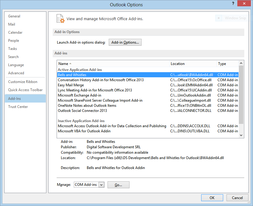 How to Remove Add Ins From Outlook? - keysdirect.us