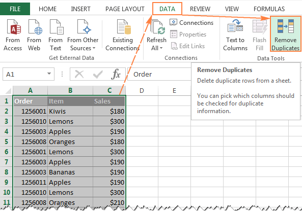 How to Remove Duplicate Cells in Excel? - keysdirect.us