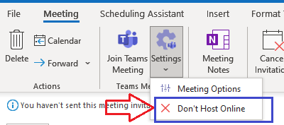 How to Remove Teams Meeting From Outlook Invite?