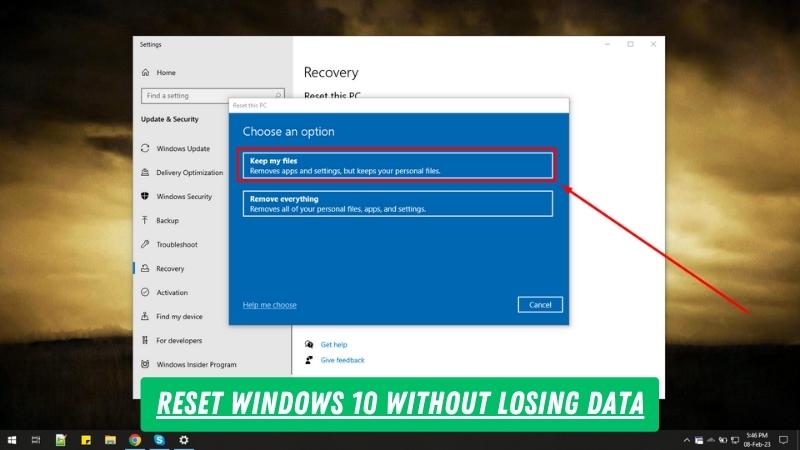 How To Reset Windows 10 Without Losing Data? - keysdirect.us