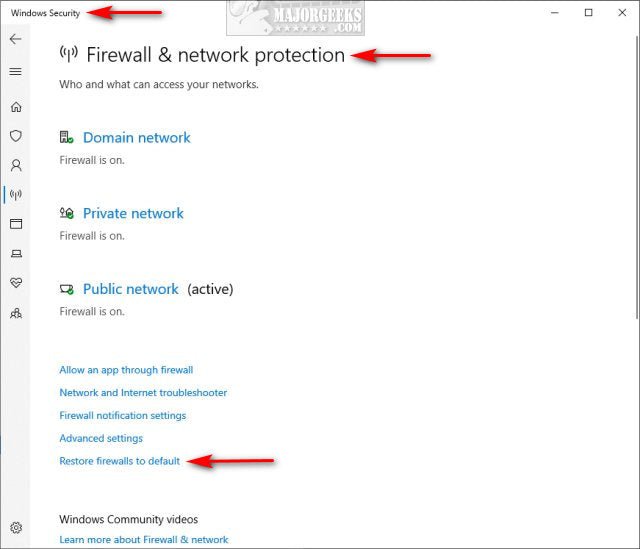 How to Reset Windows Defender in Windows 10? - keysdirect.us