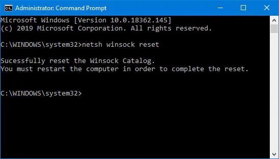 How to Reset Winsock Windows 10? - keysdirect.us