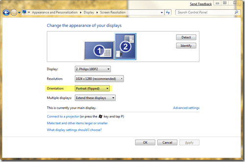 How to Rotate Screen in Windows 7? - keysdirect.us