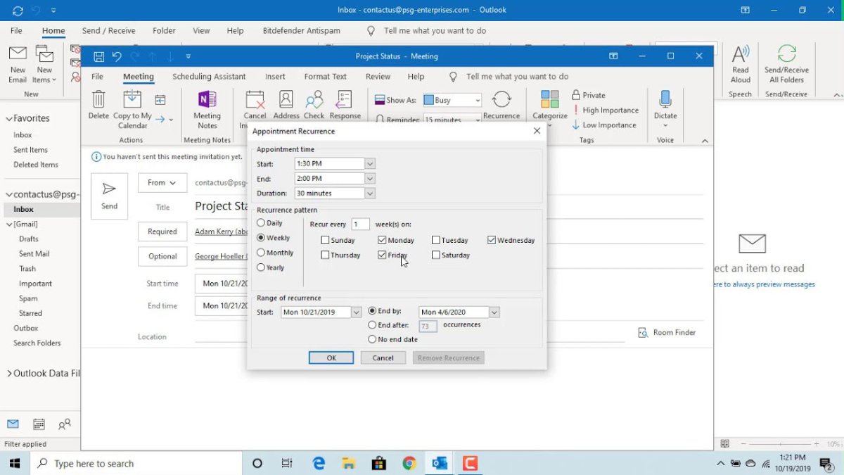How to Schedule a Meeting in Outlook 365? - keysdirect.us