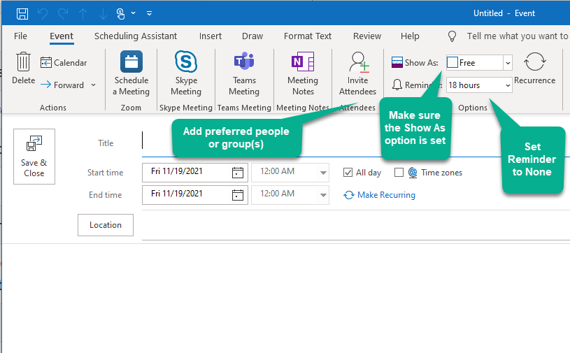 How to Schedule Vacation in Outlook? - keysdirect.us