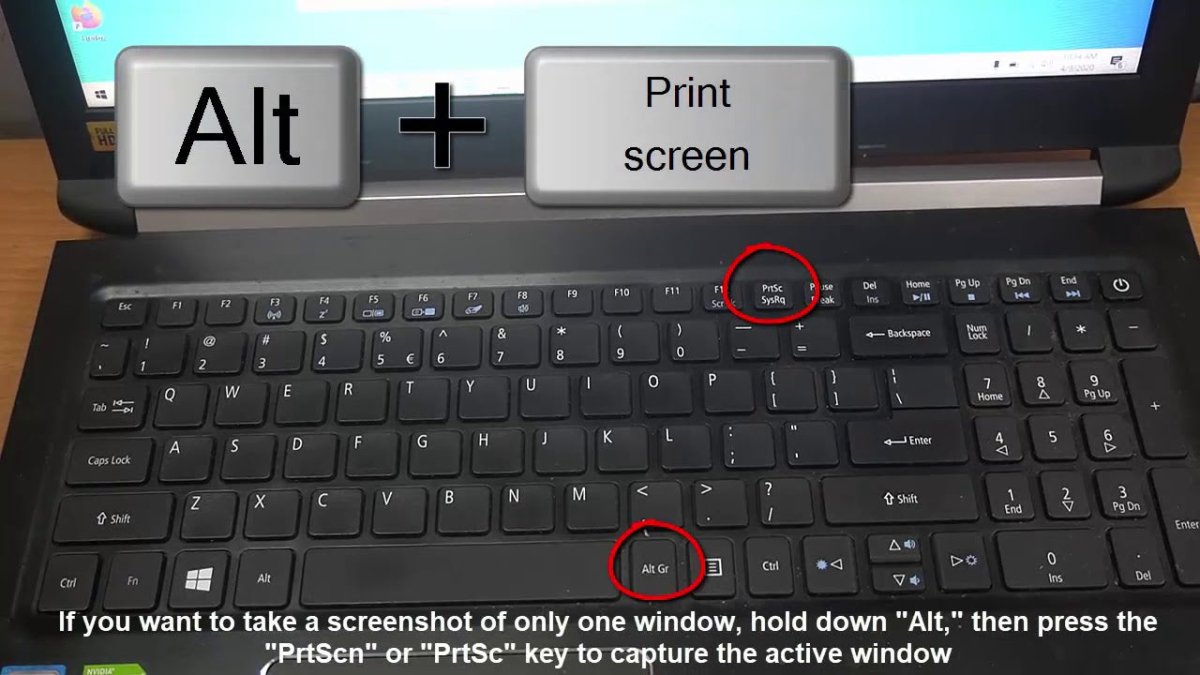 How to Screenshot on Acer Desktop Windows 10? - keysdirect.us