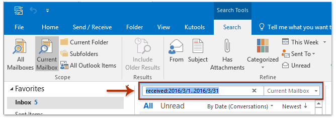 How to Search by Date in Outlook? - keysdirect.us